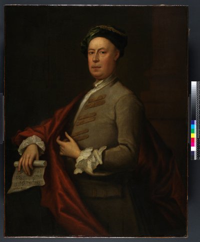 G.F. Handel", før 1754 av Bartholomew Dandridge