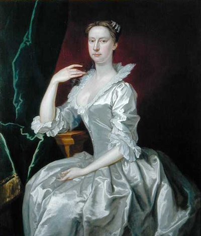 Portrett av fru Elizabeth Ingram (olje på lerret) av Bartholomew Dandridge