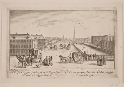 Frederiksholm kanal, t.v. Prinsens herskapshus av Bartholomæus Roque