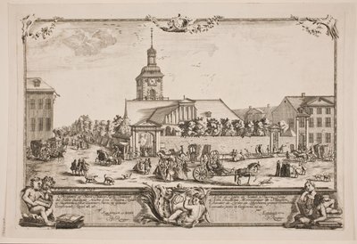 Peterskirken, København av Bartholomæus Roque