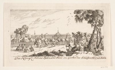 Skytebanen på Hørsholm slott av Bartholomæus Roque