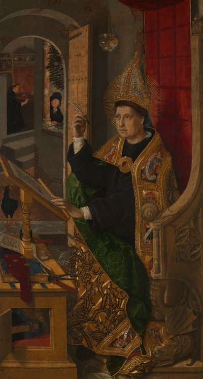 Saint Augustine, 147785. av Bartolomé Bermejo