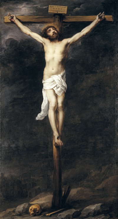 Kristus på korset, 1660-70 av Bartolomé Esteban Murillo