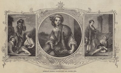 Murillos spanske bondegutter og blomsterjente av Bartolomé Esteban Murillo