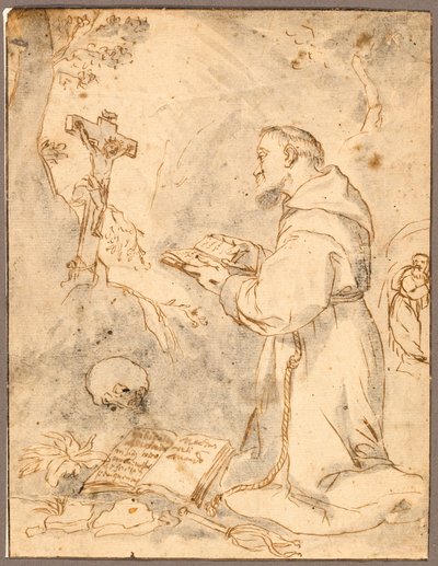 Saint Francis ber av Bartolomé Esteban Murillo