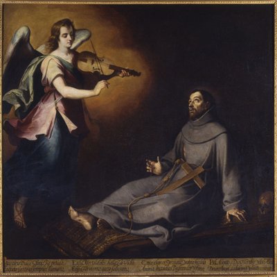 Den hellige Frans av Assisi i ekstase, ca. 1646. av Bartolomé Esteban Murillo