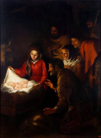 Hyrdenes tilbedelse, c1650. av Bartolomé Esteban Murillo