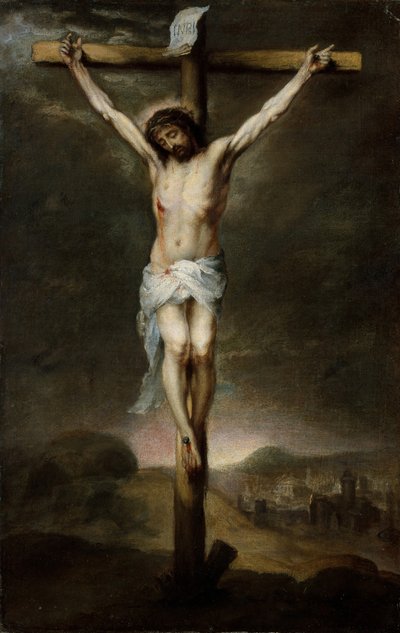 Korsfestelsen, ca. 1675. av Bartolomé Esteban Murillo