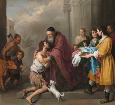 Den fortapte sønns retur av Bartolomé Esteban Murillo