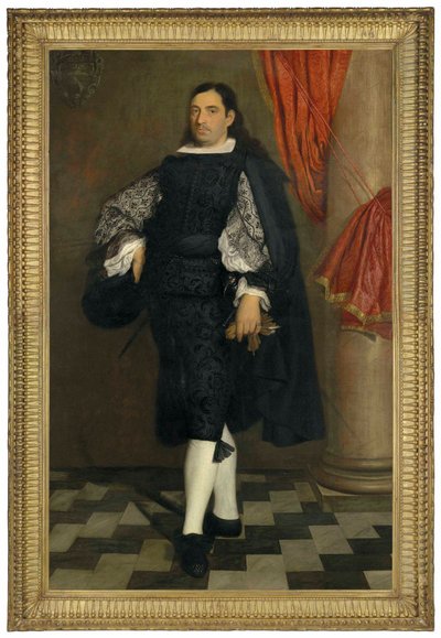 Portrett av en gentleman av Bartolome Esteban and studio Murillo