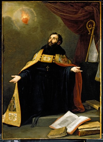 Saint Augustine i ekstase av Bartolomé Esteban Murillo