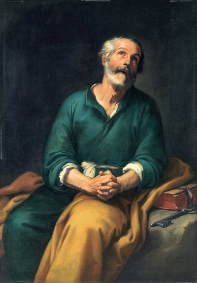 Sankt Peter i tårer av Bartolomé Esteban Murillo