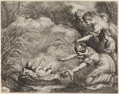 Funnet av Moses av Bartolomeo Biscaino