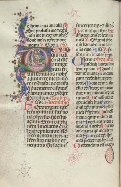 Missale: Fol. 192v: Kristi oppstandelse, 1469. av Bartolomeo Caporali
