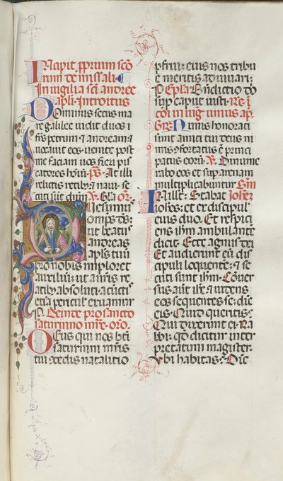 Missale: Fol. 259: Saint Andrew, 1469 av Bartolomeo Caporali