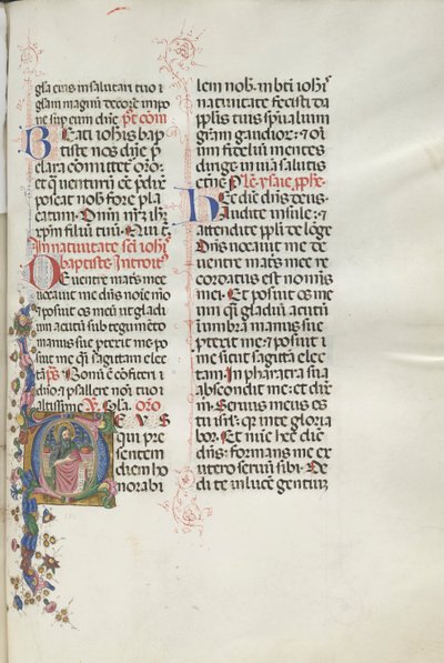 Missale: Fol. 287: Døperen Johannes, 1469. av Bartolomeo Caporali