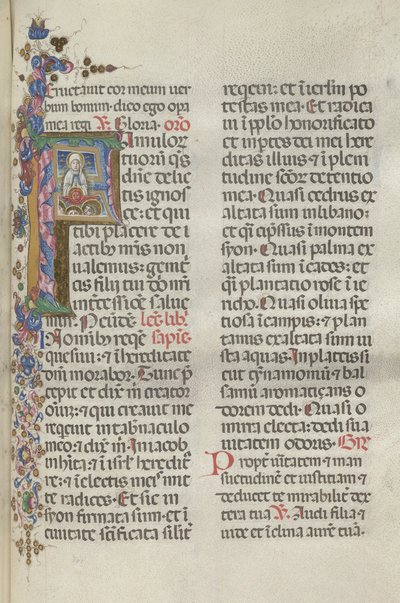 Missale: Fol. 306: Jomfruens himmelfart, 1469. av Bartolomeo Caporali