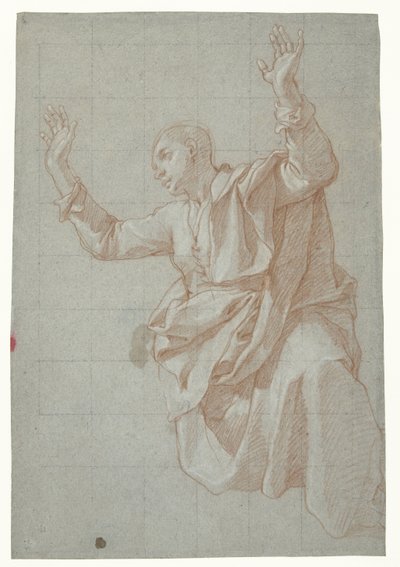 Studie av en ung mann av Bartolomeo Cesi
