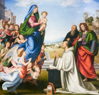 Visjonen til st. Bernard av Bartolomeo Fra