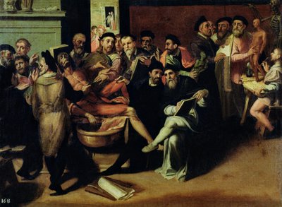 En anatomi leksjon for kunstnere av Bartolomeo Passarotti