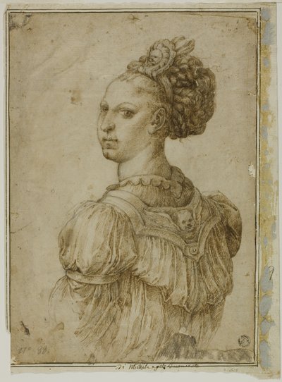 Ideell byste av en kvinne av Bartolomeo Passarotti