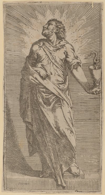 Evangelisten Johannes av Bartolomeo Passarotti