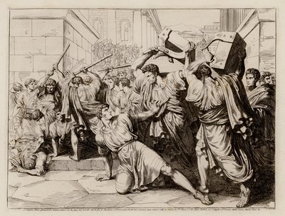 Tiberius Gracchus#39; død av Bartolomeo Pinelli