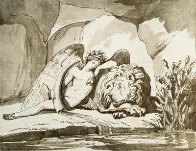 Hypnos (Søvnen) av Bartolomeo Pinelli