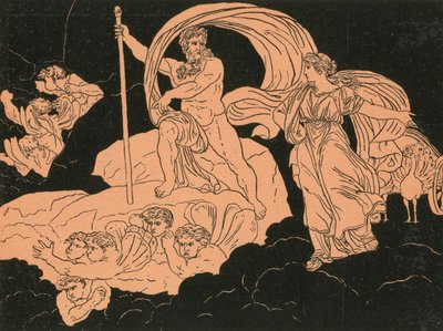 Juno og Aeolus av Bartolomeo Pinelli