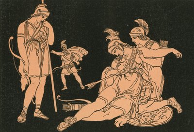 Camillas død av Bartolomeo Pinelli