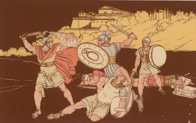 Horatii og Curiatii av Bartolomeo Pinelli