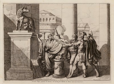 Horatienes ed (etsing) av Bartolomeo Pinelli