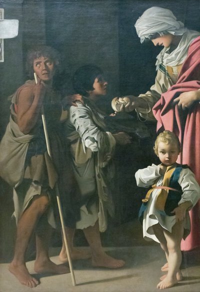 Veldedigheten til St Elizabeth av Ungarn av Bartolomeo Schedoni