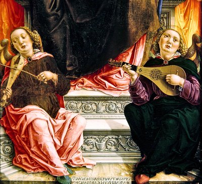 Detalj av Triptych of St. Mark av Bartolomeo Vivarini