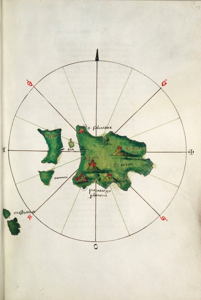 Santorini, sonetter, ca. 1485 (vellum) av Bartolomeo da li Sonetti