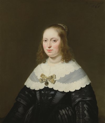 Portrett av Sophia Trip, kone til Balthasar Coymans av Bartolomeus van der Helst