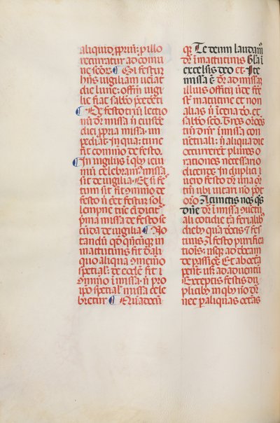 Missale: Fol. 173v: Musikk for Alleluia etc. ved begynnelsen av påsken, 1469. av Bartolommeo Caporali