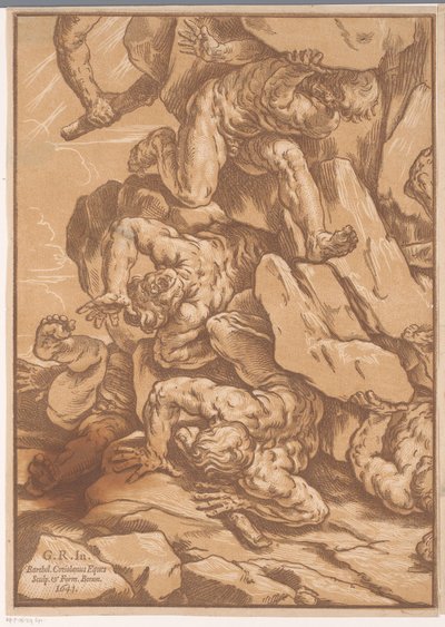 Kjempenes fall (del tre) av Bartolommeo Coriolano