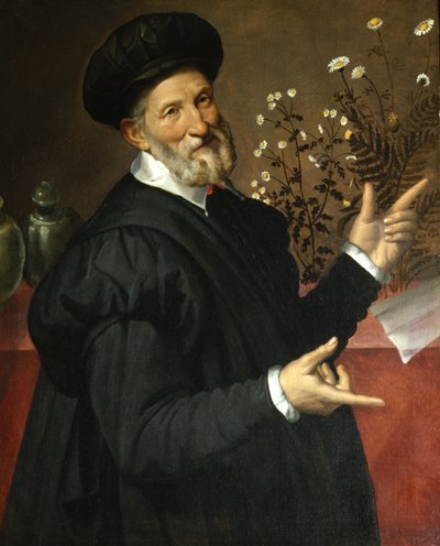 Botanikeren av Bartolommeo Passerotti
