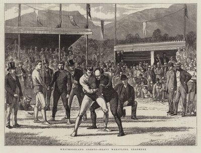 Westmoreland Sports, Heavy Wrestling, Grasmere av Basil Bradley