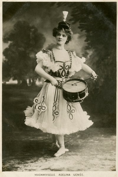 Adelina Genee , danskfødt britisk ballettdanser, c1906. av Bassano Studio
