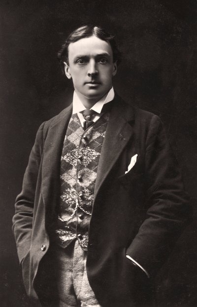 John Martin-Harvey 1863-1944, engelsk skuespiller, tidlig på 1900-tallet. av Bassano Studio