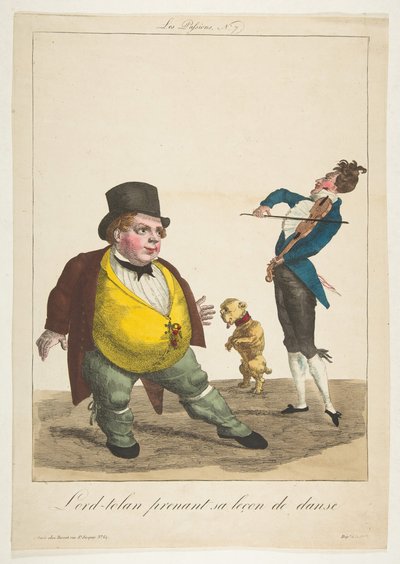 Lord-tolan tar sin dansetime, The Passions, nr. 7, 1800-tallet. av Basset