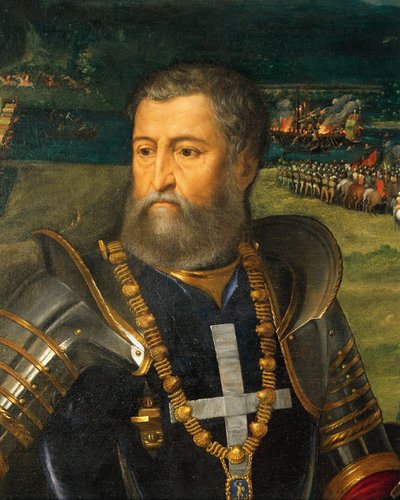 Italia, Modena, Portrett av Alfonso I d
