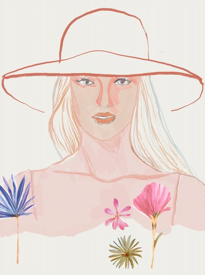 «Serene Woman»-sommerhatt av Beate Tubach