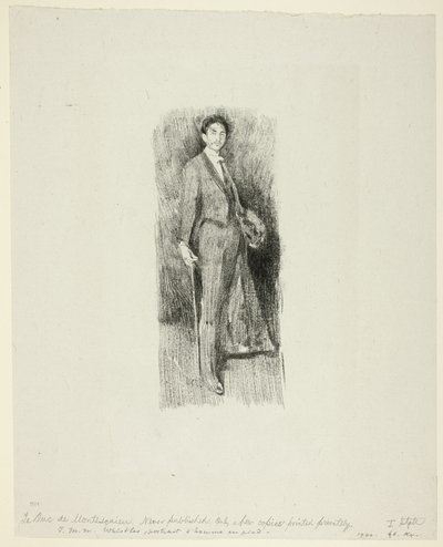 Grev Robert de Montesquiou av Beatrix Godwin Whistler
