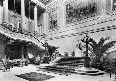 Den store salen, Stafford House, 1908. av Bedford Lemere and Company