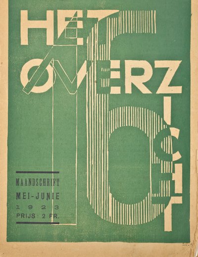 Forside for en utgave fra 1923 av magasinet "The Overview", 1923 av Belgian School