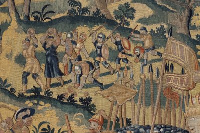 Historien om Kyros II den store, ca. 1590 (teppe) av Belgian School