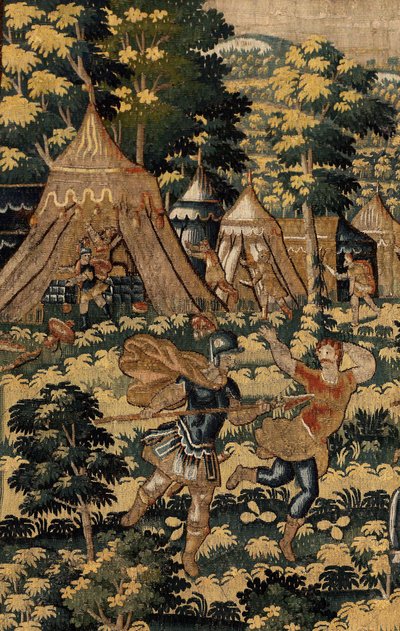 Historien om Kyros II den store, ca. 1590 (teppe) av Belgian School